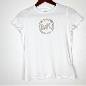 MICHAEL KORS WHITE T-SHIRT